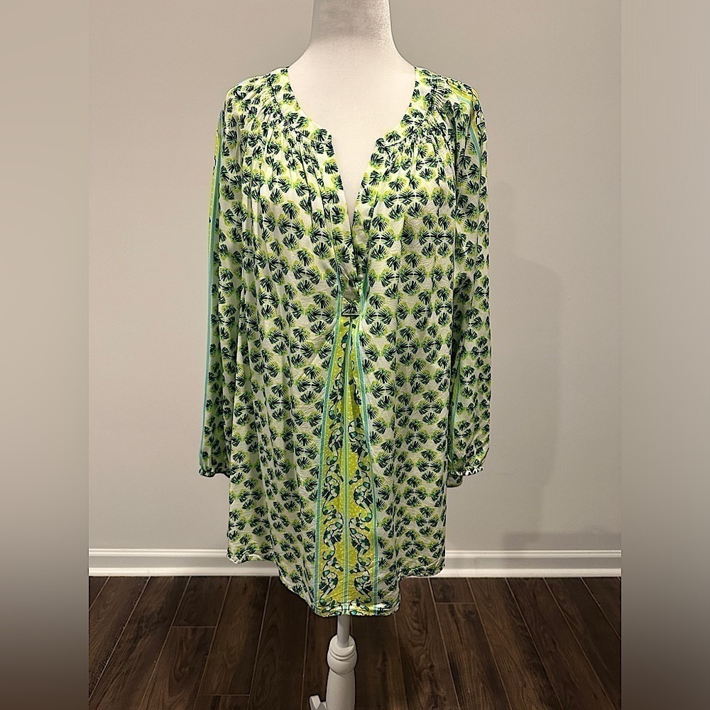 Tropical Print Blouse